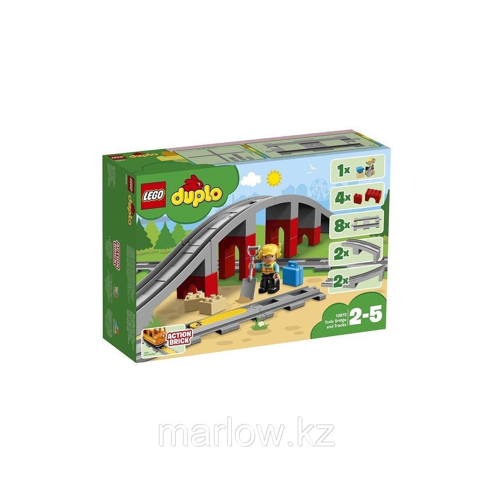 Lego Duplo 10872 Конструктор Лего Дупло Железнодорожный мост и рельсы - фото 3 - id-p111470793