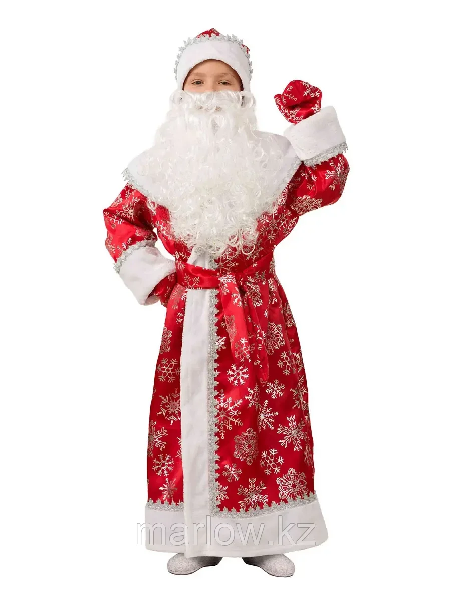 Карнавальный костюм "Дед Мороз сатин" 1206 - фото 1 - id-p111447004