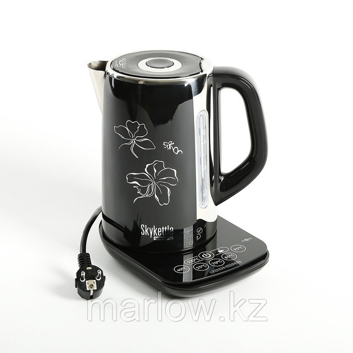Чайник электрический Redmond RK-M170S, 2400 Вт, 1.7 л, управление со смартфона, черный - фото 1 - id-p111435345