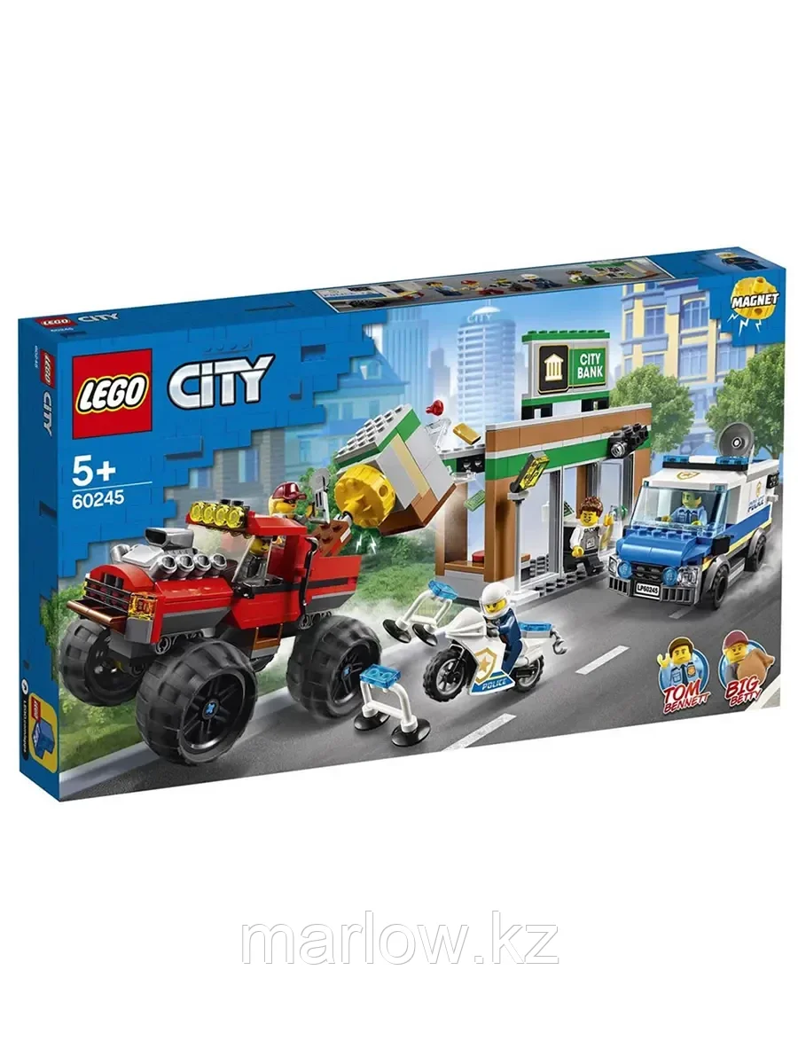 Конструктор Ограбление полицейского монстр-трака 362 дет. 60245 LEGO Сity Police - фото 1 - id-p111448008