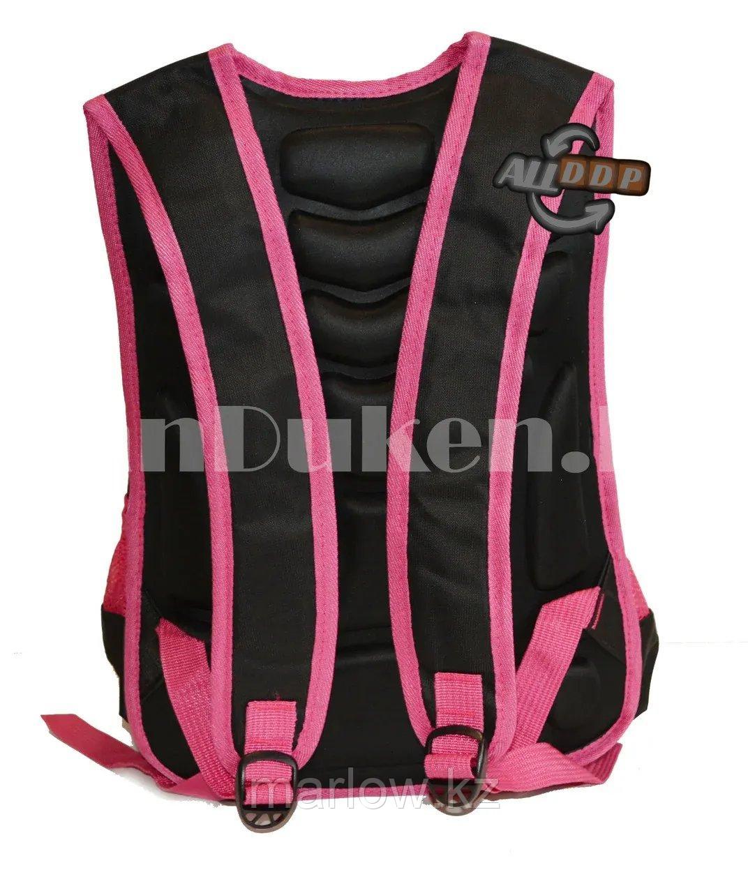 Рюкзак с ортопедической спинкой подростковый Мишка Gole розовый - фото 4 - id-p111453967