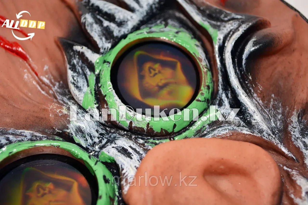 Латексная маска на хэллоуин злобный свин с 3D линзами в которых смерть - фото 5 - id-p111459918