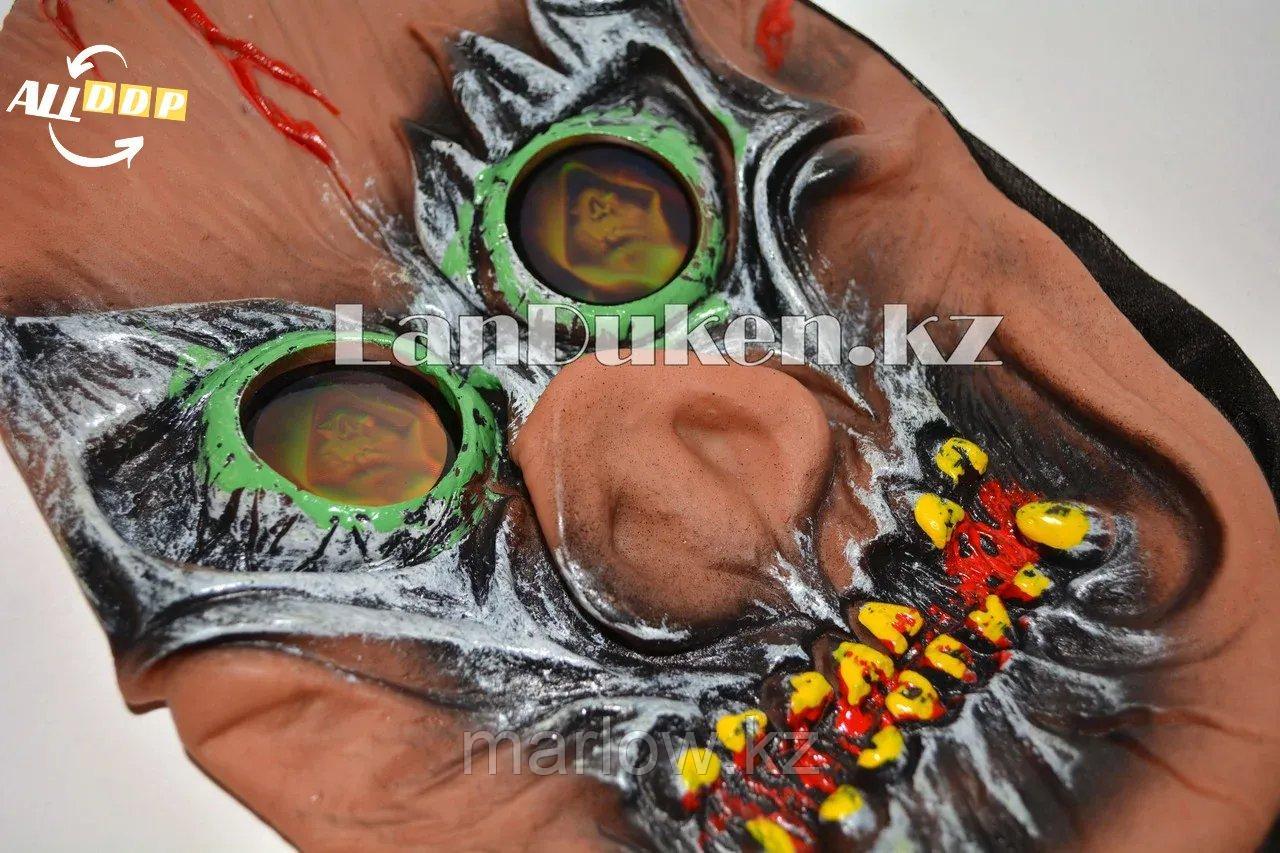 Латексная маска на хэллоуин злобный свин с 3D линзами в которых смерть - фото 6 - id-p111459918