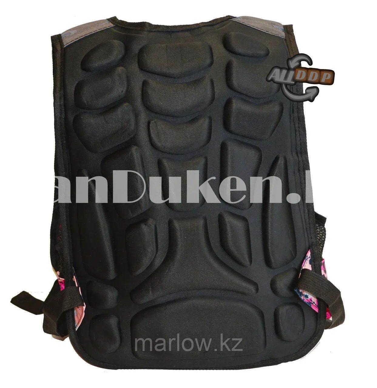 Рюкзак с ортопедической спинкой подростковый камуфляжный Battlegrounds 421 розовый - фото 5 - id-p111453969