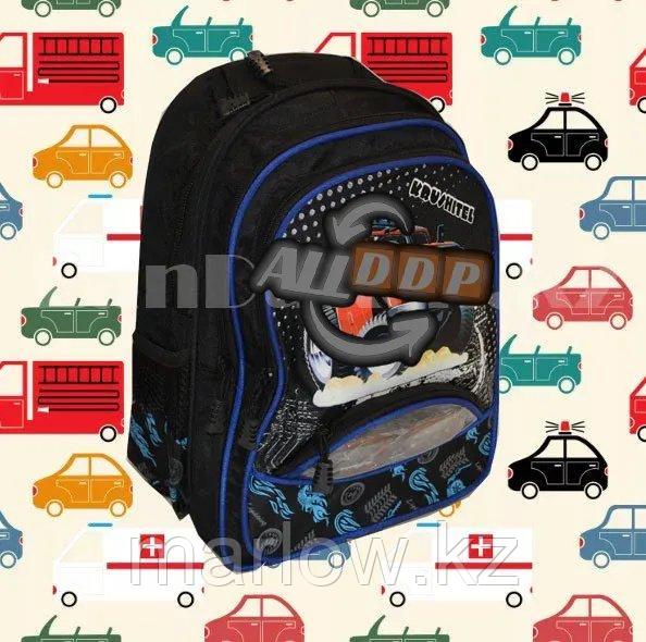 Рюкзак с ортопедической спинкой детский со светоотражателями и с очками Крушитель JinRong F 50 - фото 10 - id-p111453972