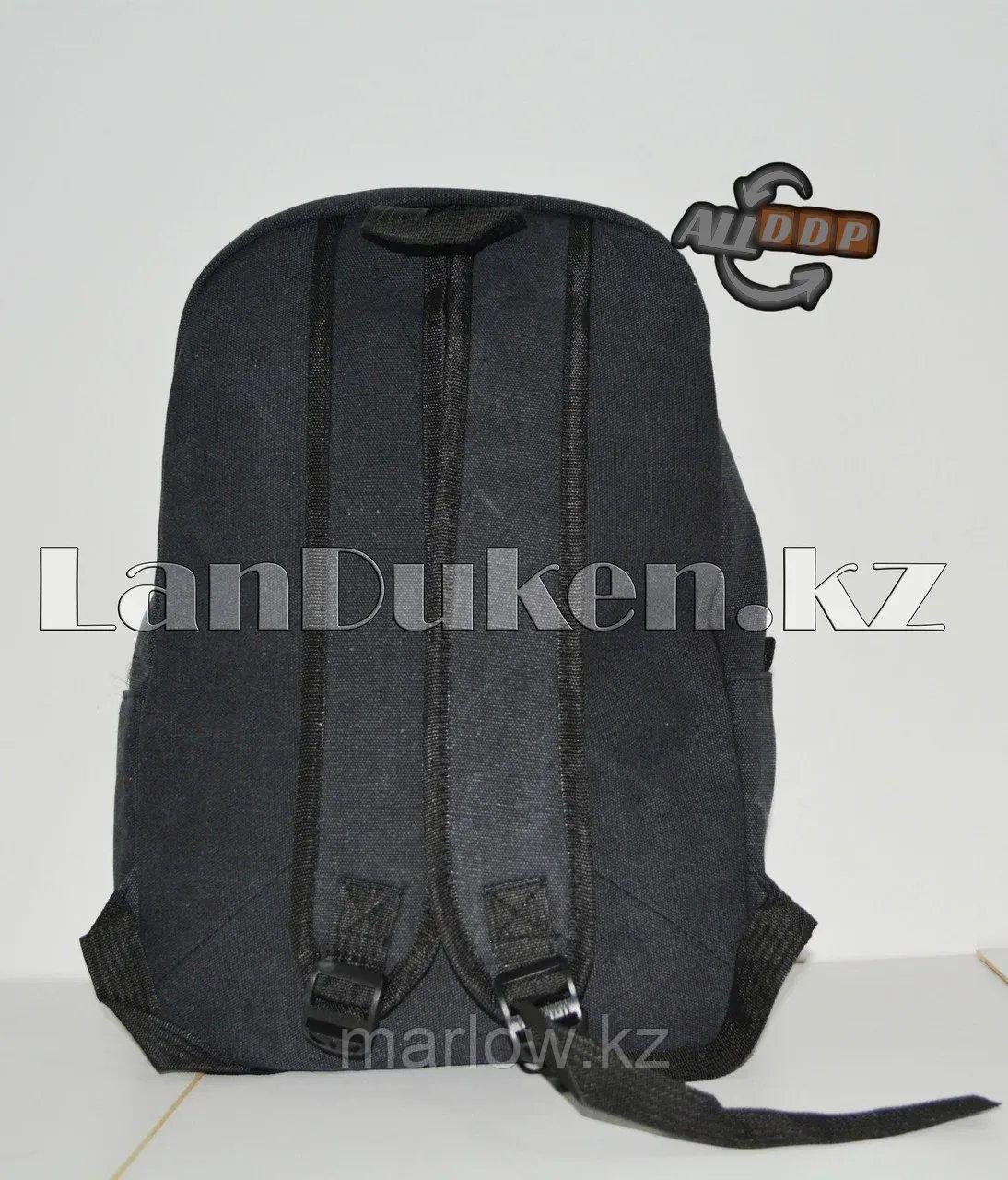 Рюкзак ранец спортивный (черного цвета) - фото 4 - id-p111453973