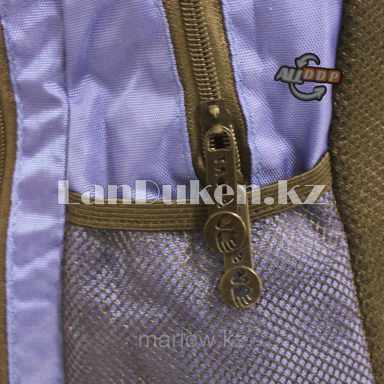 Универсальный школьный рюкзак Baileda Bag с 2 отделениями синий - фото 10 - id-p111453975