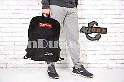 Рюкзак с боковыми карманами Supreme, черный