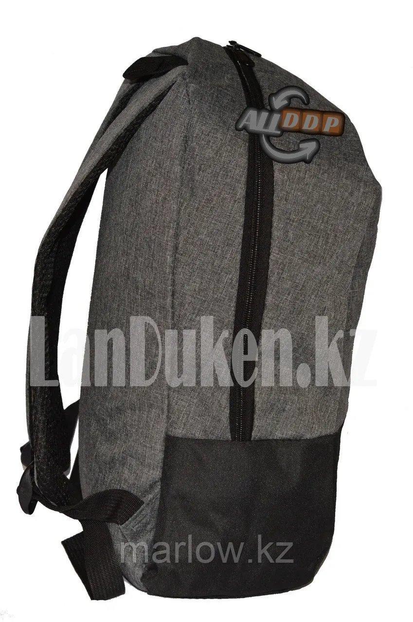 Городской рюкзак с USB портом, серый с черным - фото 6 - id-p111453995