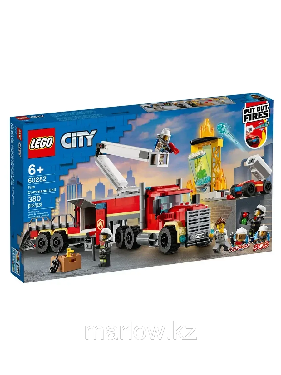 Конструктор Команда пожарных 380 дет. 60282 LEGO City Fire - фото 1 - id-p111448066