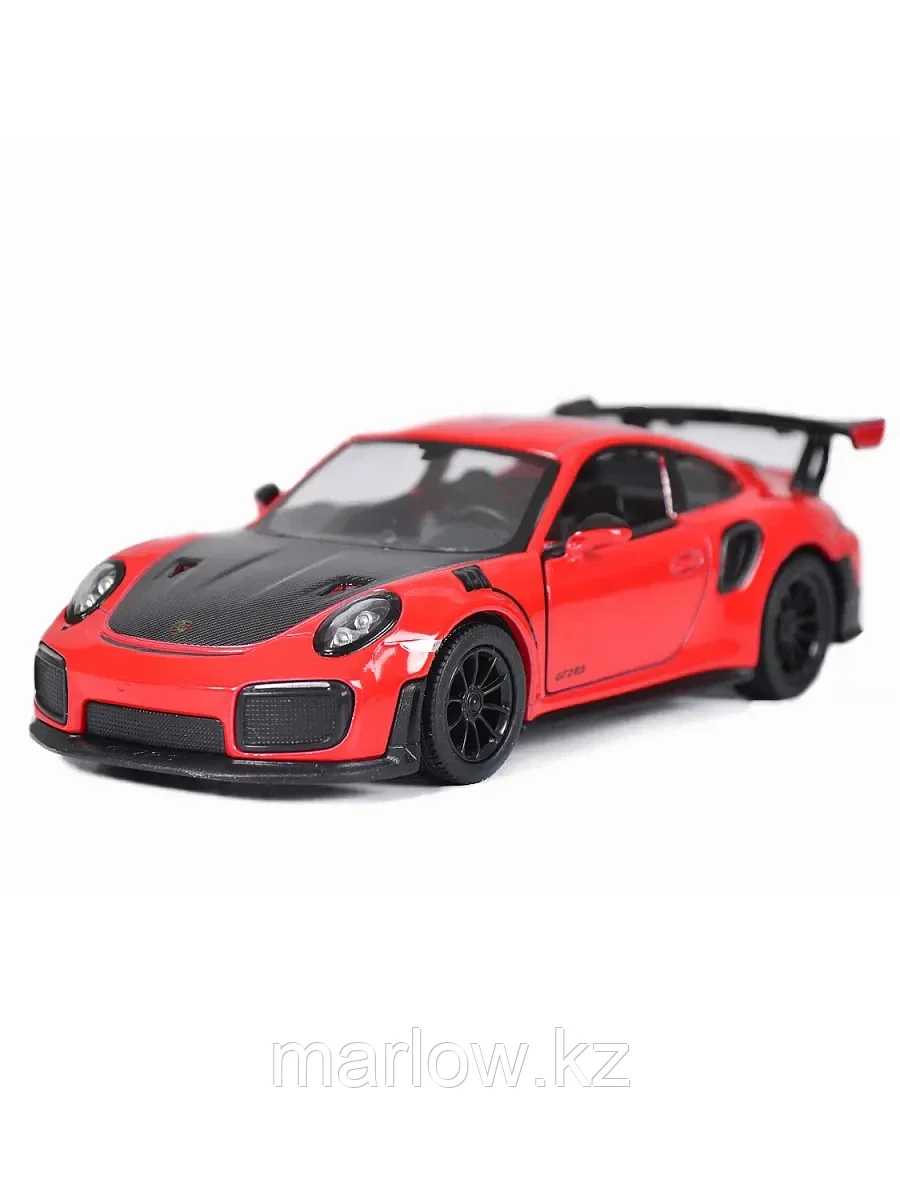 Модель машины "PORCHE 911 GT2 RS" 1:36 KT5408 KINSMART - фото 1 - id-p111443145