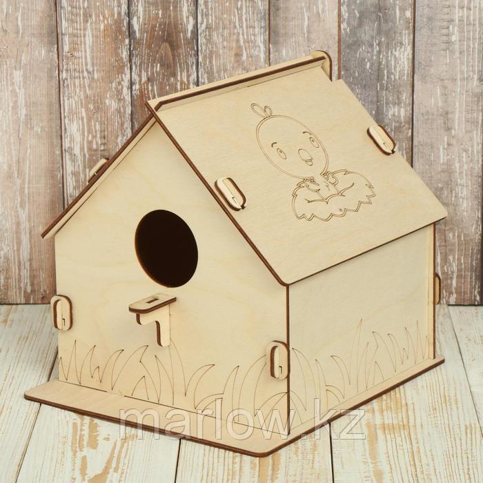 Кормушка для птиц «Гнездо с птичками», 19.5 × 22 × 22 см, Greengo - фото 2 - id-p111439186
