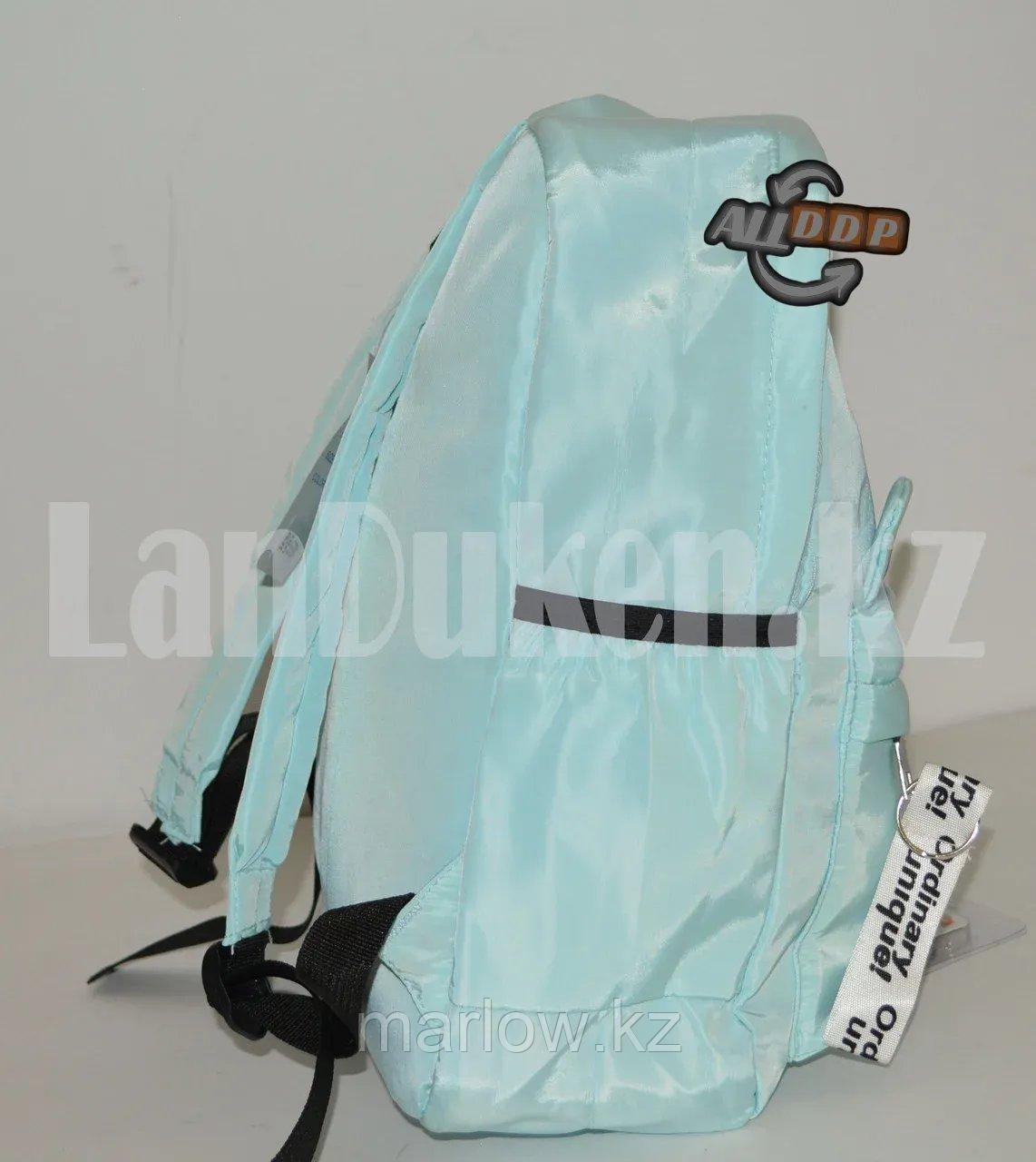 Универсальный школьный рюкзак с пеналом с глазами мятный - фото 3 - id-p111454024