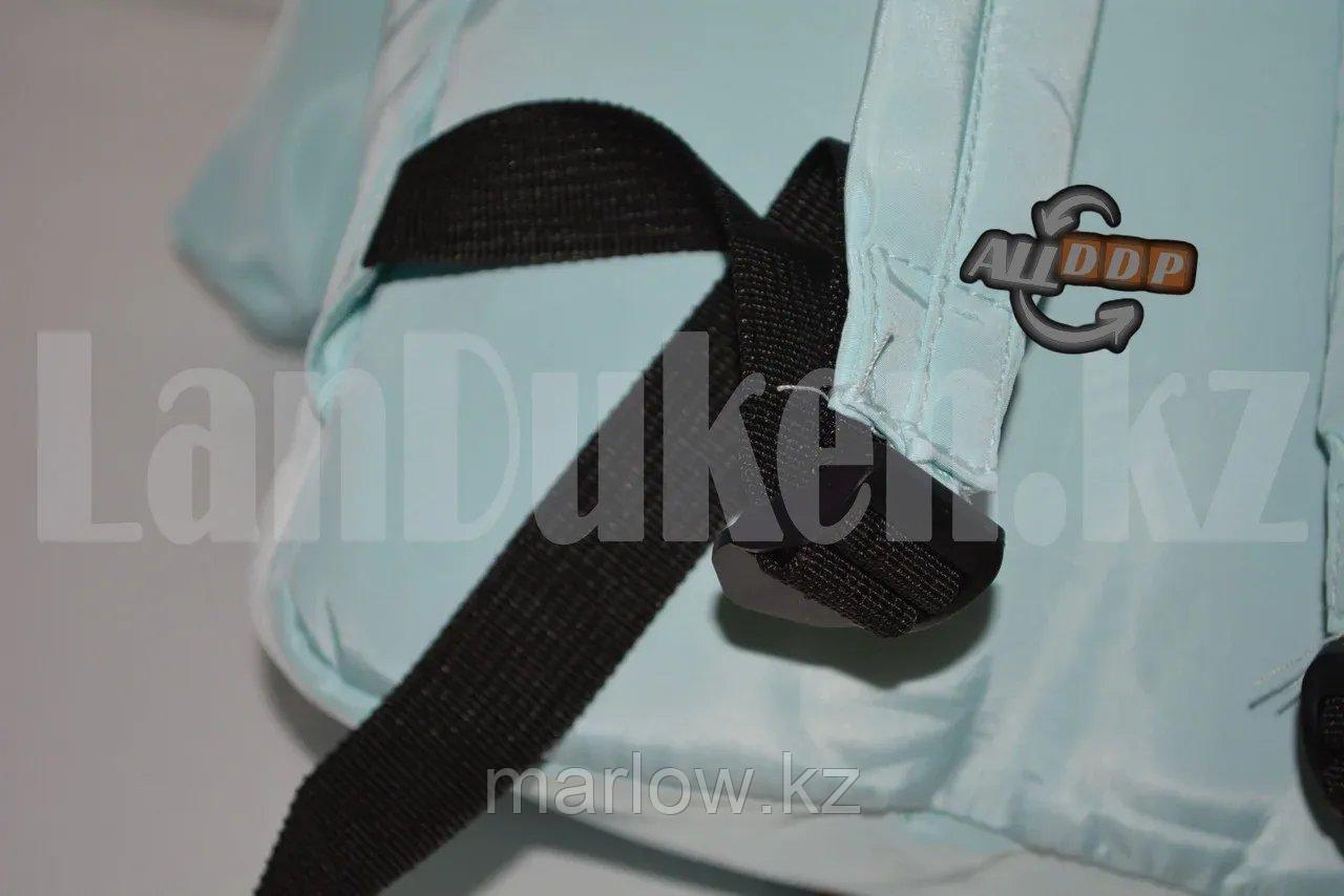 Универсальный школьный рюкзак с пеналом с глазами мятный - фото 8 - id-p111454024