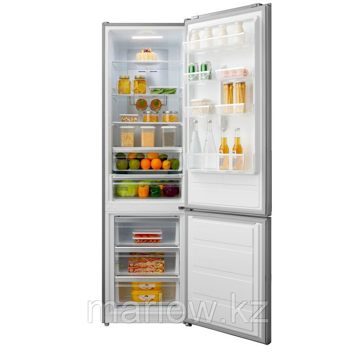 Холодильник Midea MRB520SFNX1, двухкамерный, класс А++, 350 л, No Frost, серебристый - фото 2 - id-p111436437