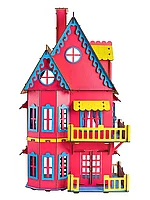 Кукольный дом розовый 45х76х29 см Д-009 БОЛЬШОЙ СЛОН
