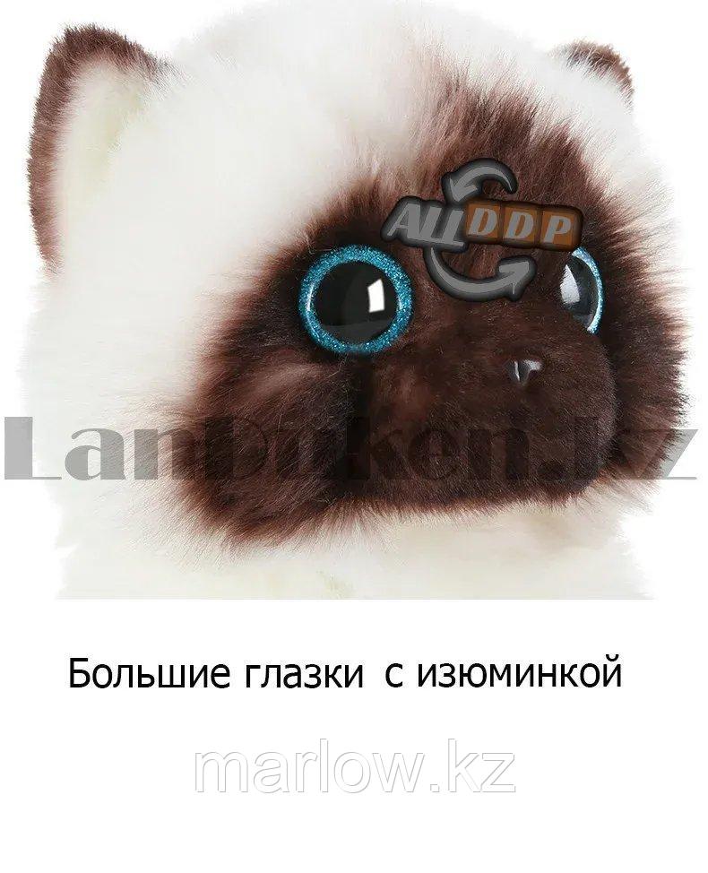 Мягкая игрушка Кошка сиамская с блестящими глазами большая 27 см - фото 7 - id-p111453040