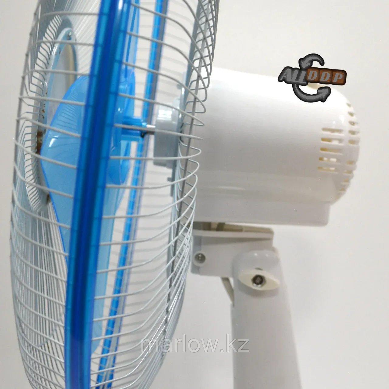 Настольный вентилятор вращающийся электрический Scarlett YL-0133 голубой - фото 7 - id-p111453059