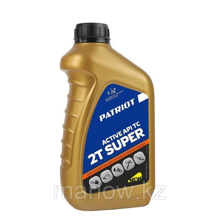 Масло полусинт. PATRIOT SUPER ACTIVE 2T, 0.946 л, -20/+45 °С - фото 1 - id-p111465963