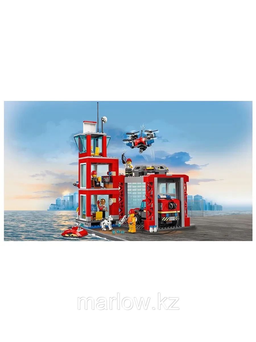 Конструктор Пожарные: Пожарное депо 509 дет. 60215 LEGO City - фото 7 - id-p111448129
