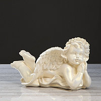 Статуэтка "Ангел лежащий" перламутровая, 19 см