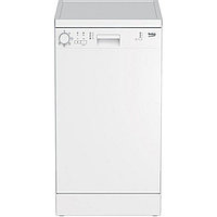 Посудомоечная машина BEKO DFS 05012 W, класс А, 10 комплектов, 5 программ, 45 см, белая