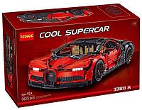 Конструктор Bugatti Chiron красный DECOOL 3388A аналог LEGO 42083