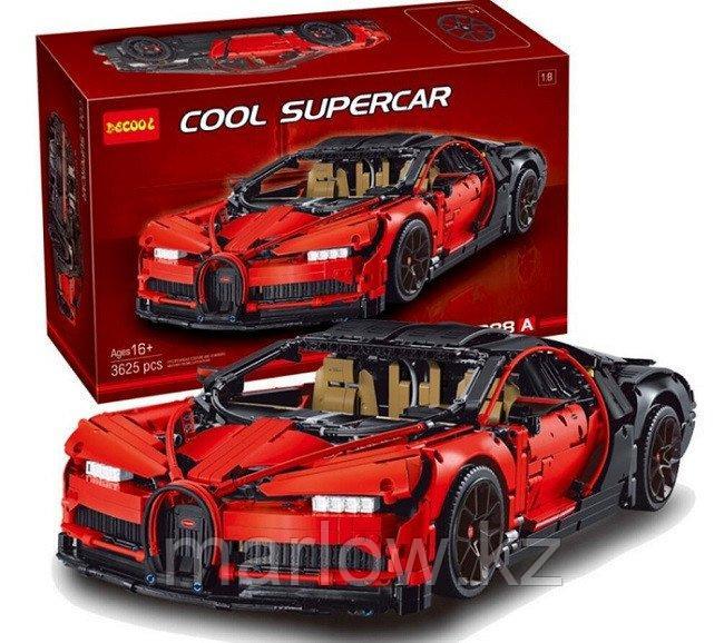 Конструктор Bugatti Chiron красный DECOOL 3388A аналог LEGO 42083 - фото 7 - id-p111470939