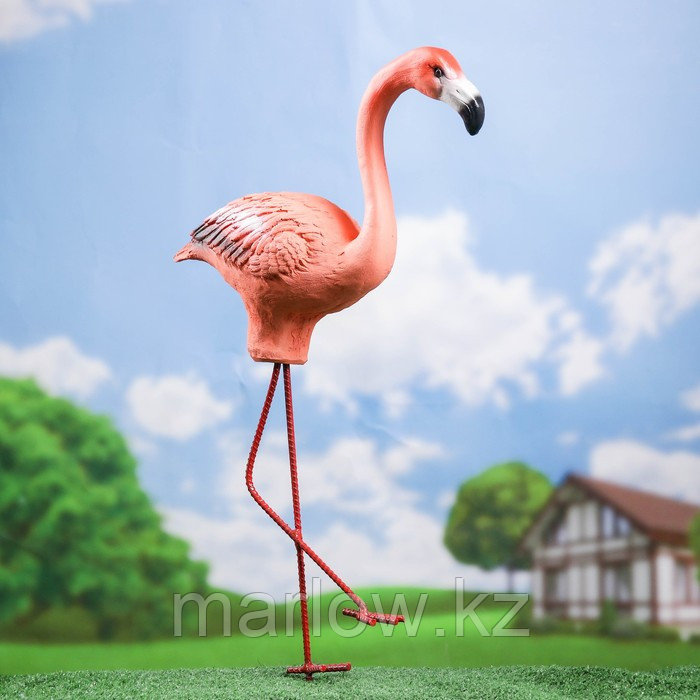 Садовая фигура "Фламинго" малый 36*13*70 см - фото 1 - id-p111438294