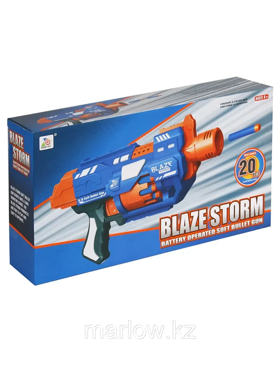 Пистолет с мягкими пулями на батарейках "BlazeStorm" 7033 - фото 2 - id-p111446200