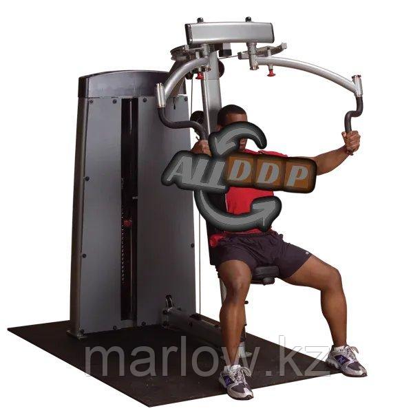 Двухпозиционный тренажер для грудных и дельтовидных мышц с весовым стеком 95 кг (DPEC-SF) - фото 1 - id-p111451177