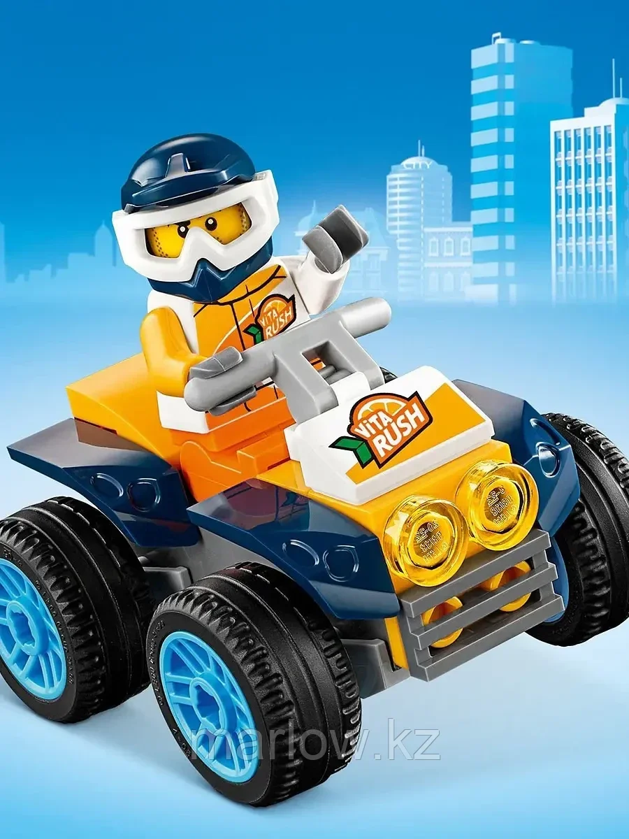 Конструктор Команда каскадёров 62 дет. 60255 LEGO City Turbo Wheels - фото 4 - id-p111445247