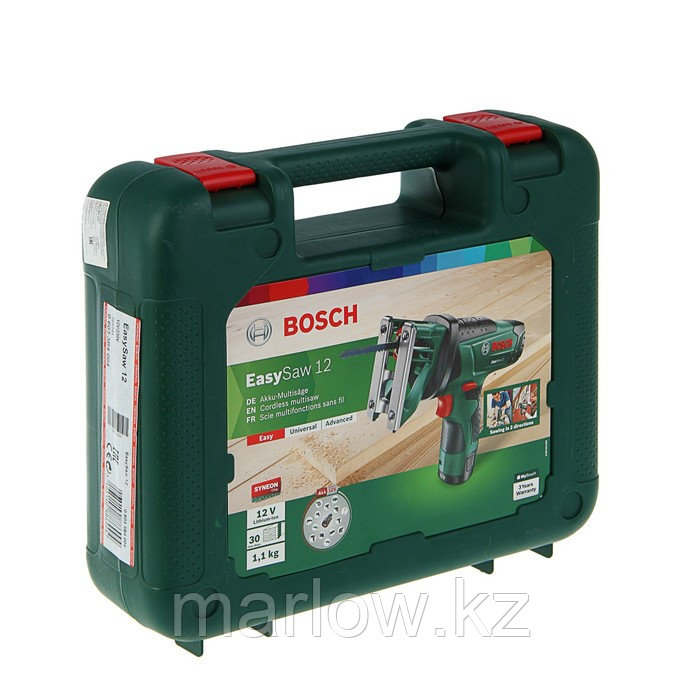 Аккумуляторный лобзик Bosch EasySaw 12 (0.603.3B4.004), 12В, 2.5Ач, ход пилки 13 мм - фото 2 - id-p111462087