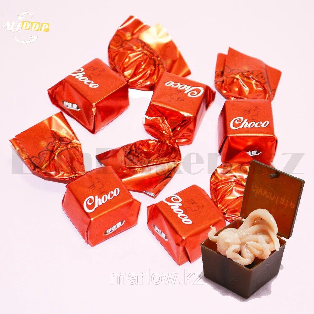 Конфеты Choco с игрушкой на Хэллоуин в красной обертке - фото 1 - id-p111460104