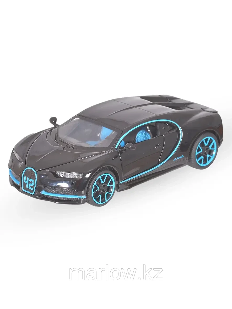 Модель машины Bugatti Chiron 1:32 свет, звук, инерция 05693 - фото 1 - id-p111445287