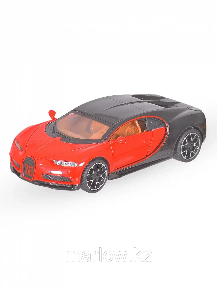 Модель машины Bugatti Chiron 1:32 свет, звук, инерция 05691 - фото 1 - id-p111445288