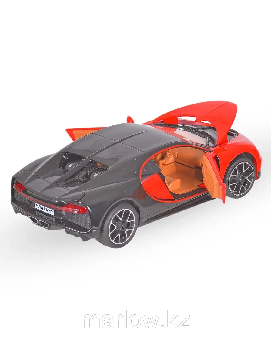 Модель машины Bugatti Chiron 1:32 свет, звук, инерция 05691 - фото 2 - id-p111445288