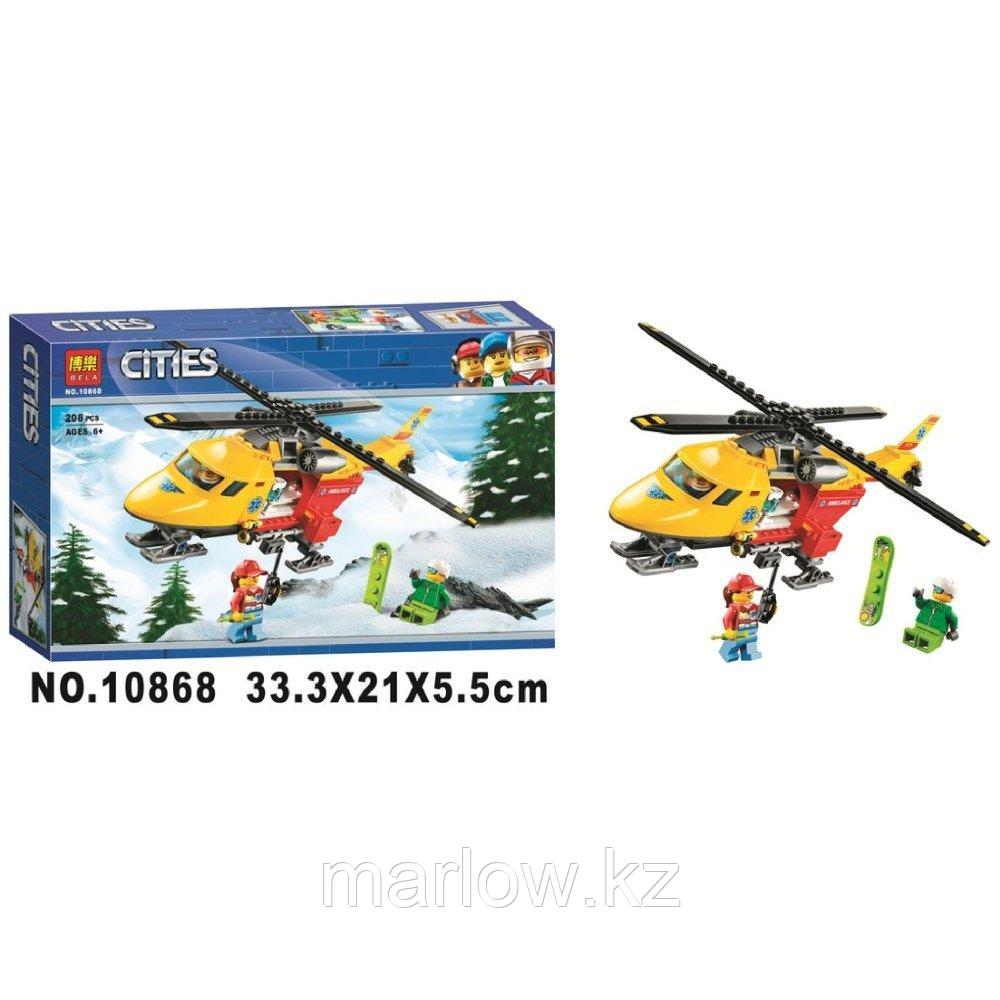 Конструктор Вертолет скорой помощи BELA 10868 аналог LEGO 60179 - фото 1 - id-p111471012