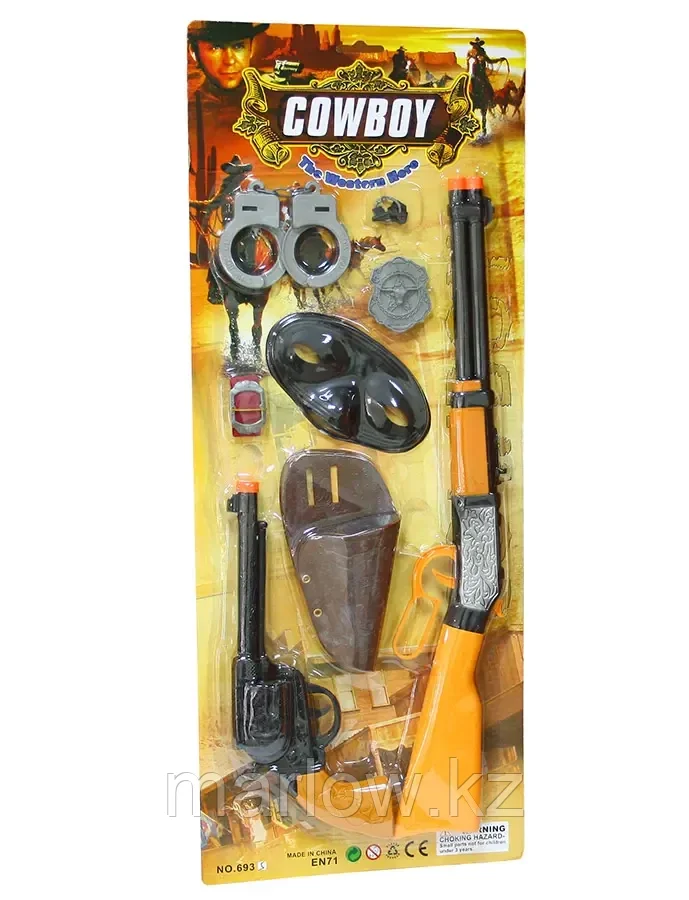 Набор оружия Ковбоя EL16516/6935 "Cowboy" н/к - фото 1 - id-p111442320