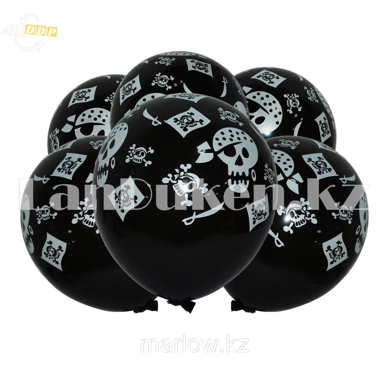 Воздушные шары "Черепа" 100 штук/упаковка - фото 1 - id-p111460123