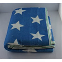 Электропростынь с сумкой electric blanket 150*170 белая звезда на синем фоне