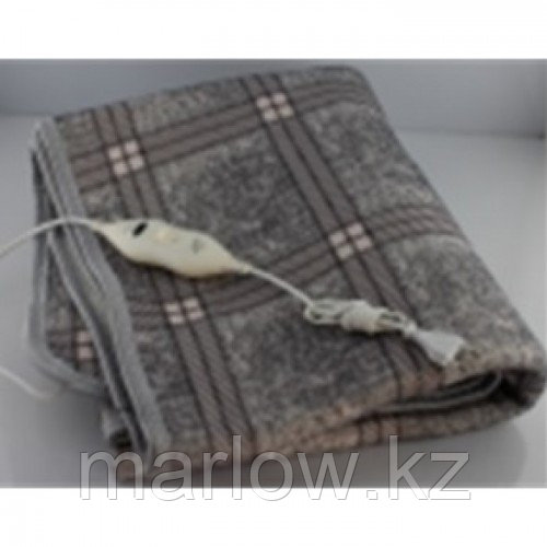 Электропростынь с сумкой electric blanket 150*170 клечитый серый - фото 1 - id-p111459142