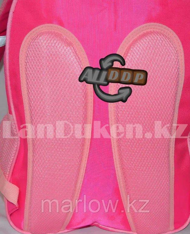 Рюкзак для начальных классов, для школьниц 3 в 1 с ортопедической спинкой, принт LOL 2 куклы (ярко-розовый) - фото 5 - id-p111454186