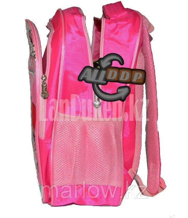 Рюкзак для начальных классов, для школьниц 3 в 1 с ортопедической спинкой, принт LOL 2 куклы (ярко-розовый) - фото 6 - id-p111454186