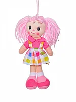 Мягкая игрушка Кукла Лиза в розовом платье 20 см 1233-1-2 ТМ Коробейники