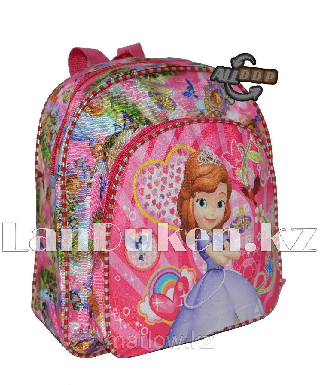 Детский рюкзак для детского сада Принцесса София светло-розовый - фото 1 - id-p111454204