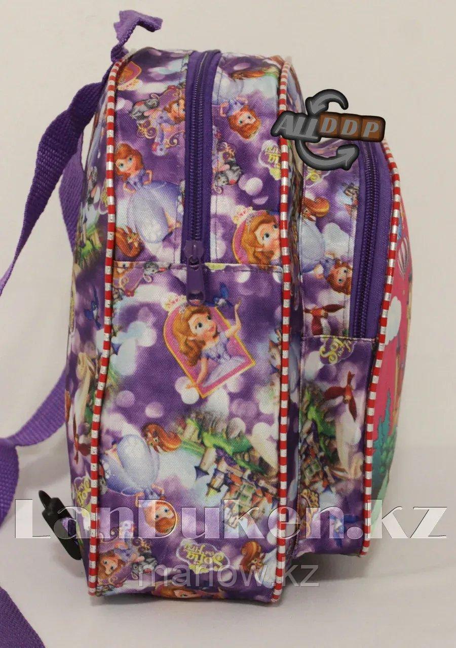 Детский рюкзак для детского сада Принцесса София фиолетовый - фото 3 - id-p111454210