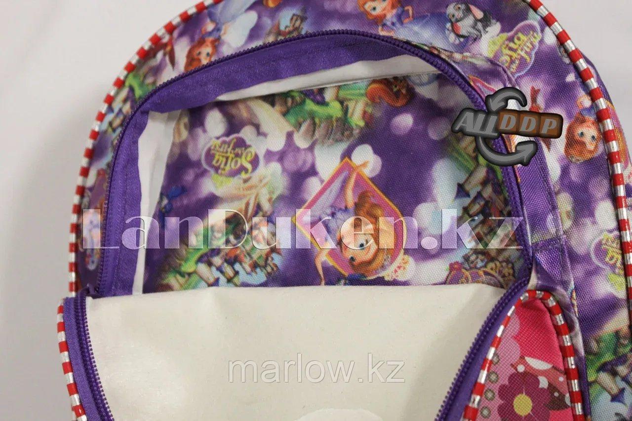 Детский рюкзак для детского сада Принцесса София фиолетовый - фото 8 - id-p111454210