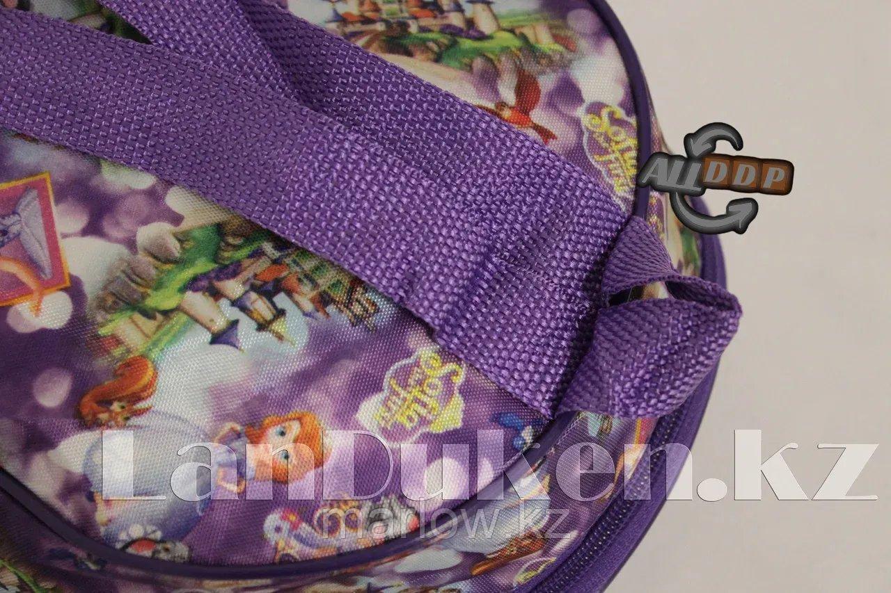 Детский рюкзак для детского сада Принцесса София мини фиолетовый - фото 7 - id-p111454216