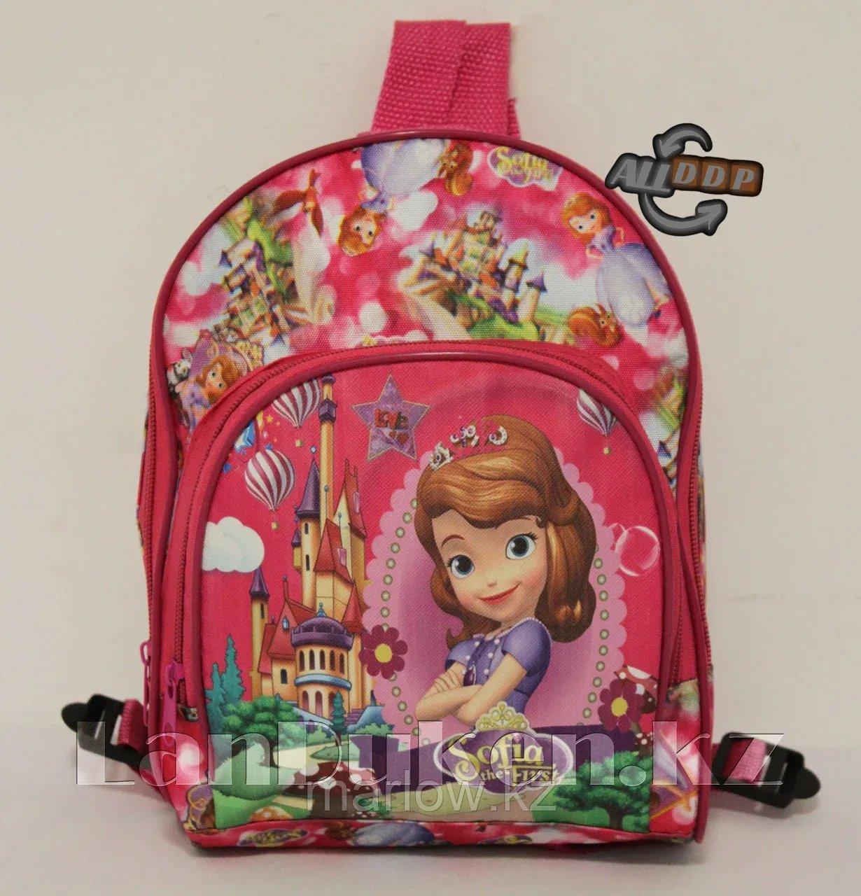 Детский рюкзак для детского сада Принцесса София мини розовый - фото 2 - id-p111454217